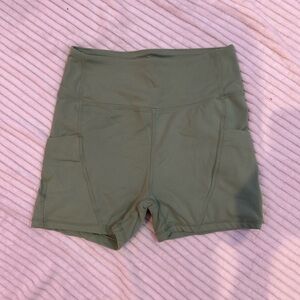 Olive Green Women's Shorts